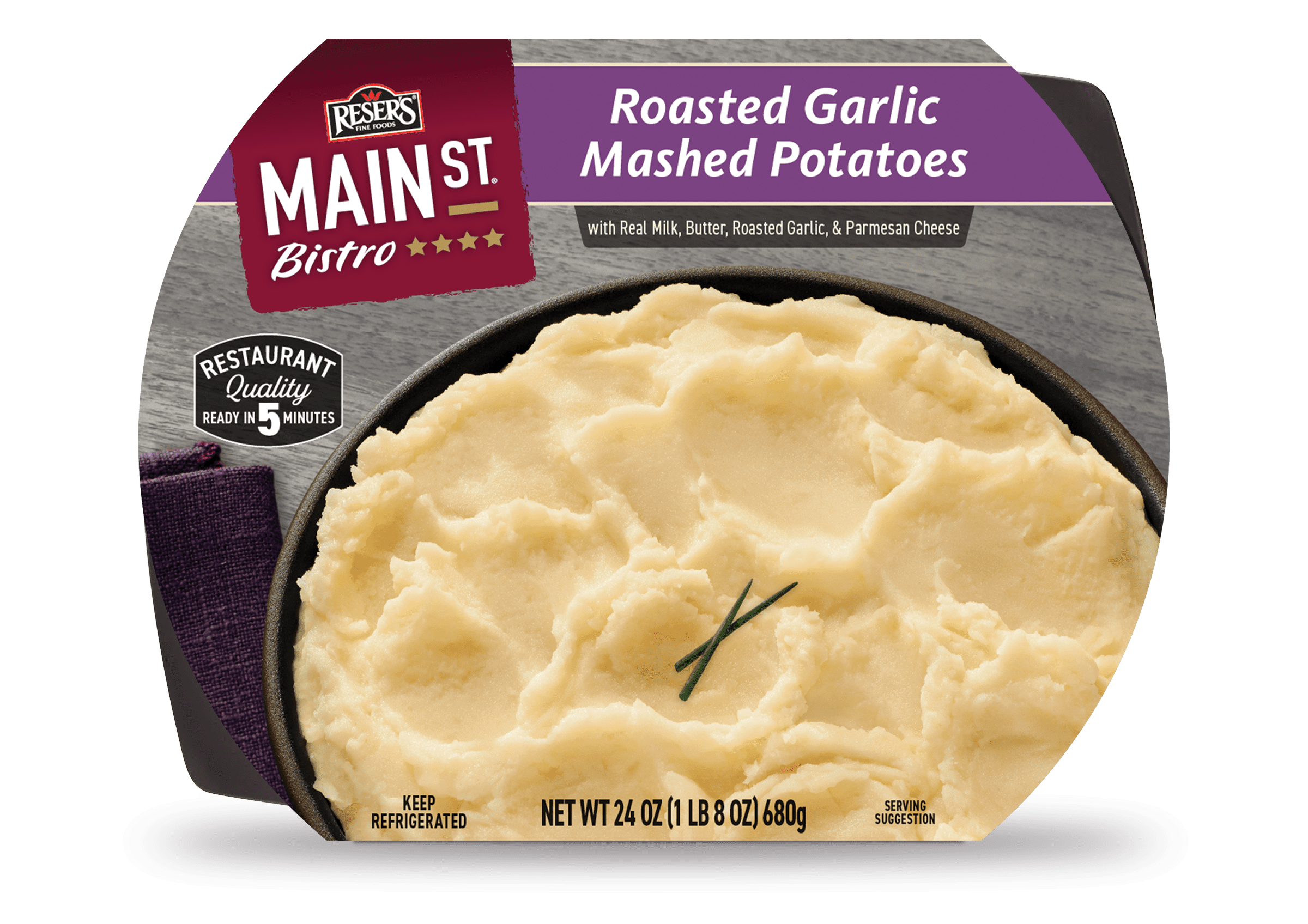 Main St Bistro Roasted Garlic Mashed Potatoes