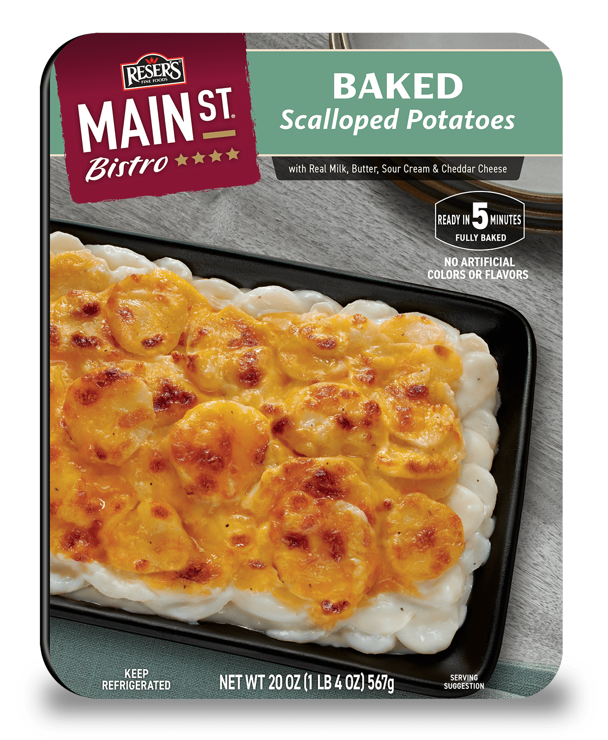 Main St Bistro Baked Scalloped Potatoes