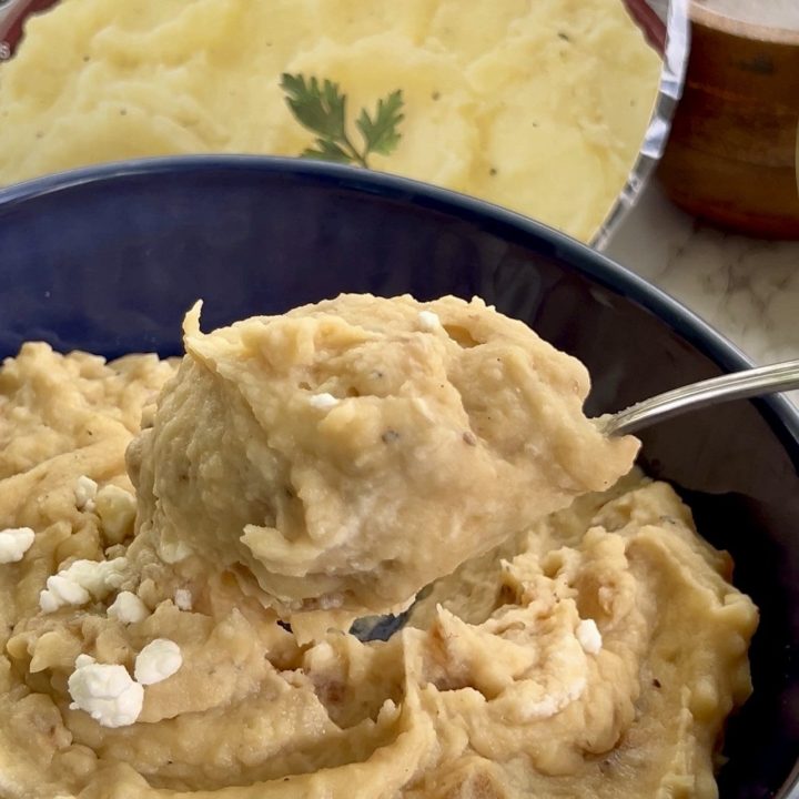 Caramelized Onion & Goat Cheese Mashed Potatoes