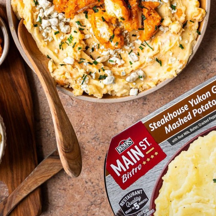 Buffalo Style Mashed Potatoes