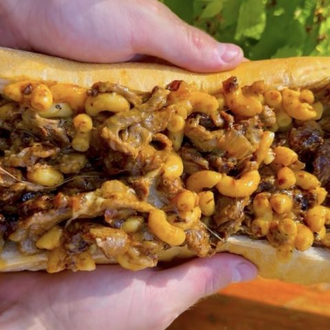 Mac and Philly Cheesesteak